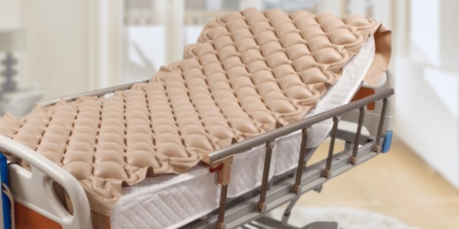 ที่นอนลมแบบรังผึ้งป้องกันแผลกดทับ