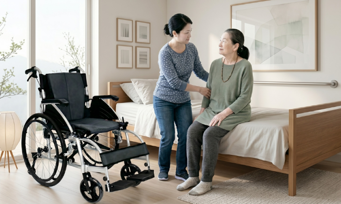 วิธีการเคลื่อนย้ายผู้ป่วย อัมพาตครึ่งซีก 