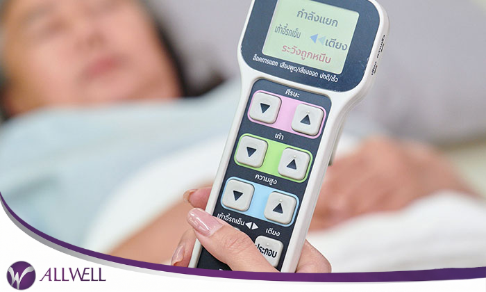 เตียงผู้ป่วย และรถเข็นไฟฟ้า Robotic Care Bed รุ่น Resyone Plus